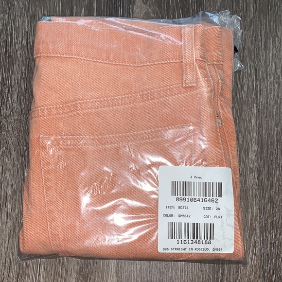 J.Crew High-Rise '90s Classic Straight Jean in Rosebud Wash - Picture 12 of 12